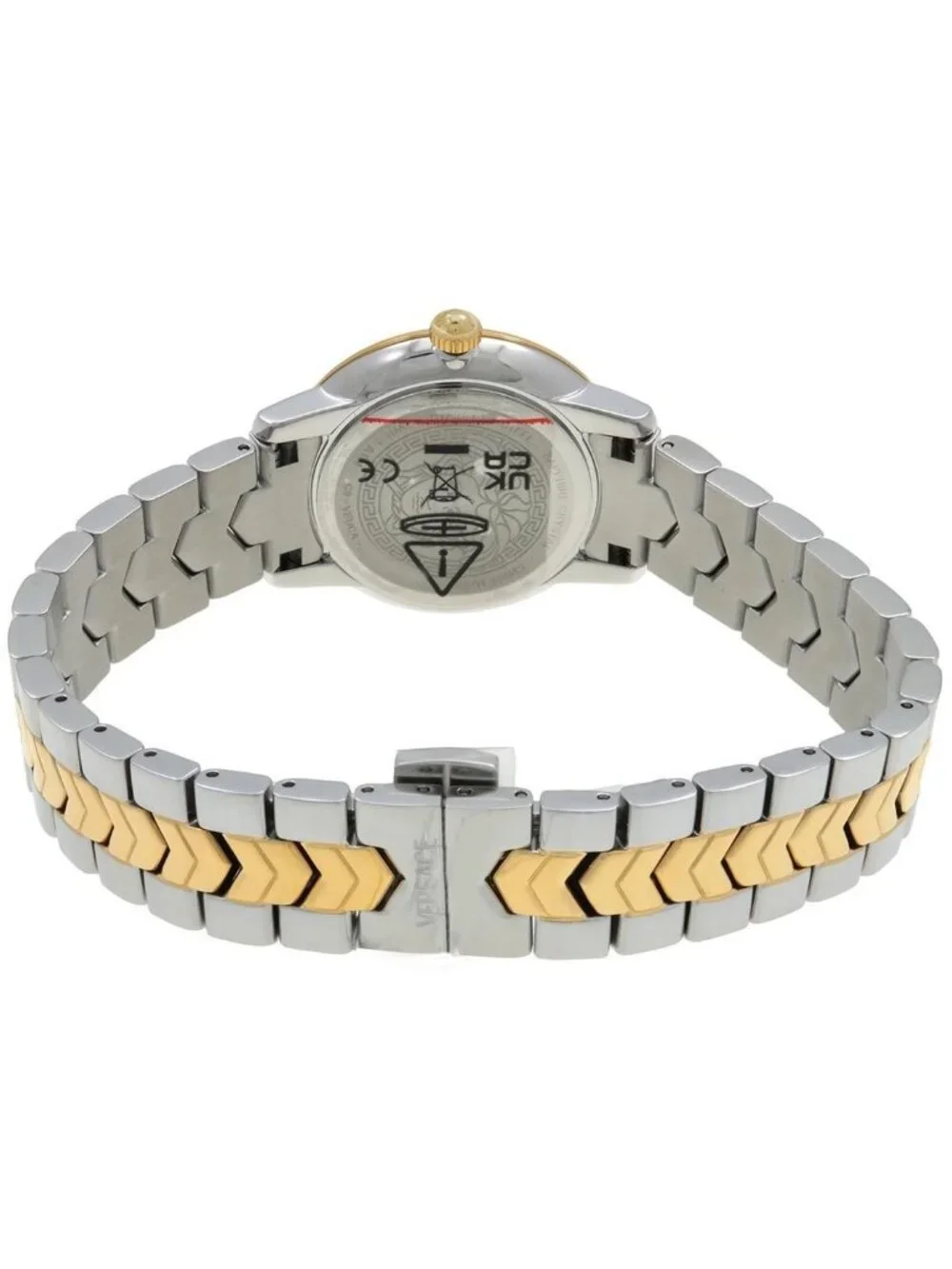 NWT Versace V-Icon Quartz Blue Dial Ladies Watch